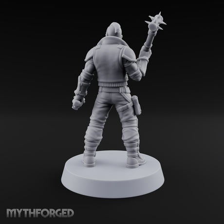 Rookies With Loaded Attitude Human Raider A — Spiked Pipe & Cleaver