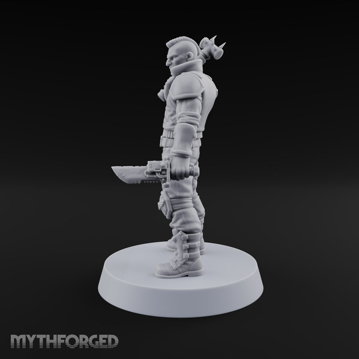 Rookies With Loaded Attitude Human Raider A — Spiked Pipe & Cleaver