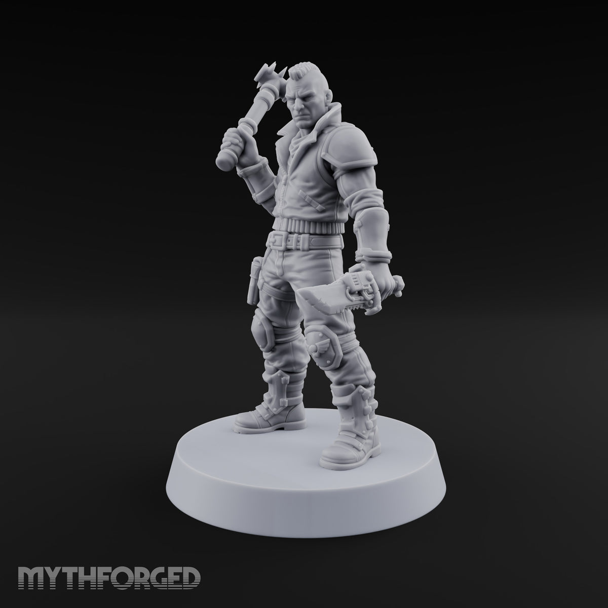 Rookies With Loaded Attitude Human Raider A — Spiked Pipe & Cleaver