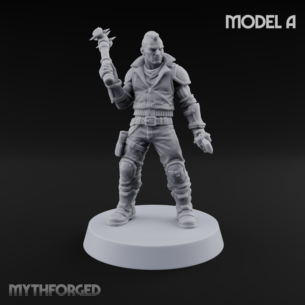 Rookies With Loaded Attitude Human Raider A — Spiked Pipe & Cleaver