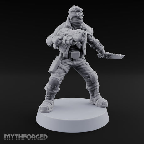 Rookies With Loaded Attitude Human Raiders — B · Auto Pistol & Combat Knife + Plasma Pistol & Combat Knife + Stubber Pistol & Combat Knife