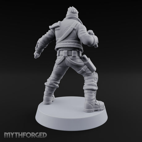Rookies With Loaded Attitude Human Raider B — Plasma Pistol & Combat Knife