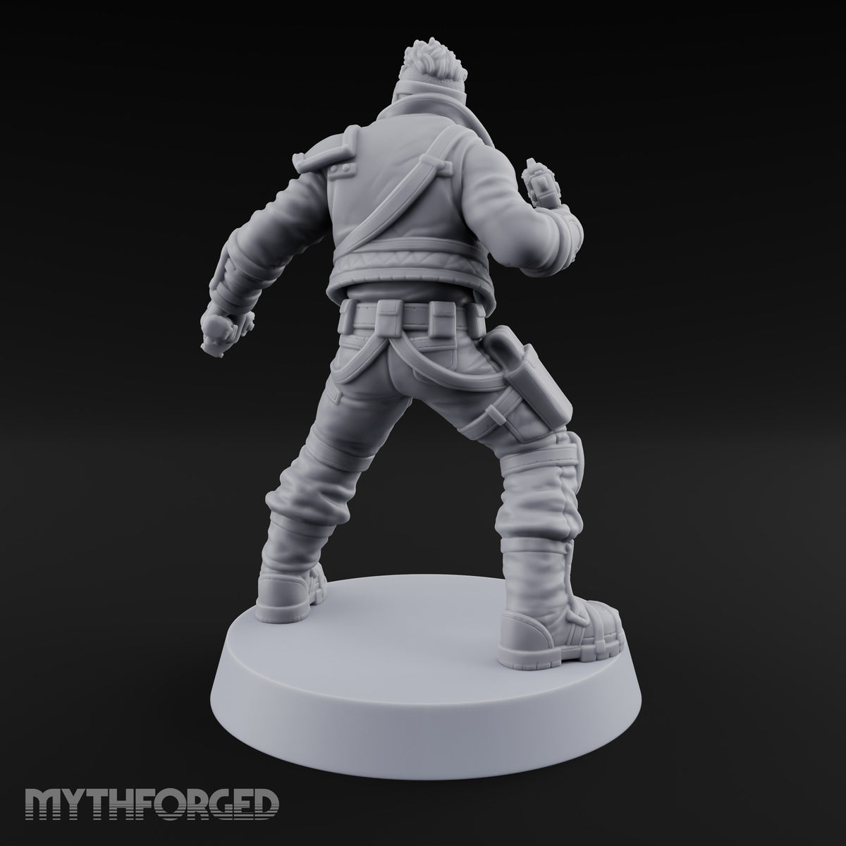 Rookies With Loaded Attitude Human Raider B — Rocket Pistol & Cleaver