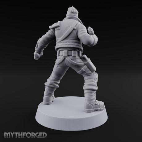 Rookies With Loaded Attitude Human Raider B — Rocket Pistol & Cleaver