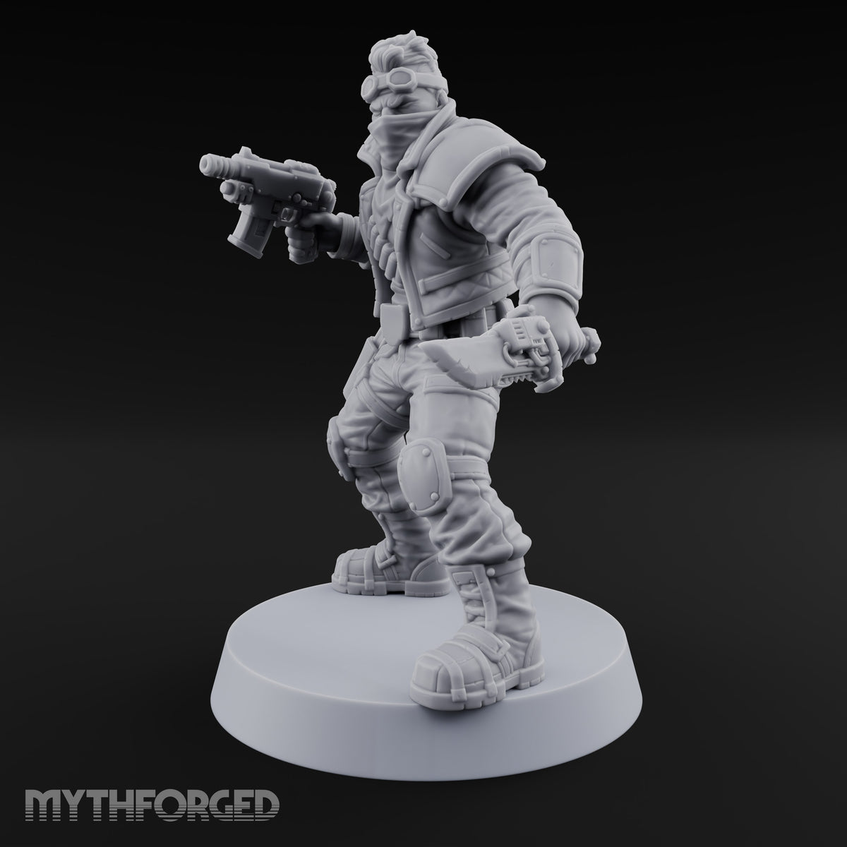 Rookies With Loaded Attitude Human Raider B — Rocket Pistol & Cleaver