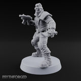 Rookies With Loaded Attitude Human Raider B — Rocket Pistol & Cleaver