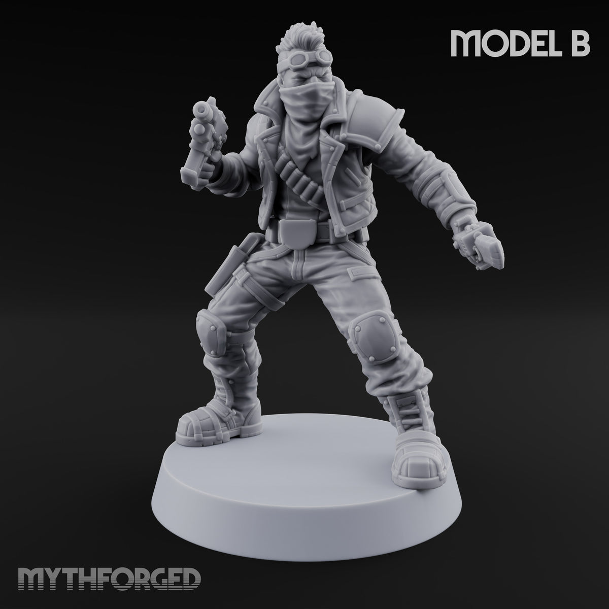Rookies With Loaded Attitude Human Raider B — Rocket Pistol & Cleaver