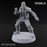 Rookies With Loaded Attitude Human Raider B — Rocket Pistol & Cleaver