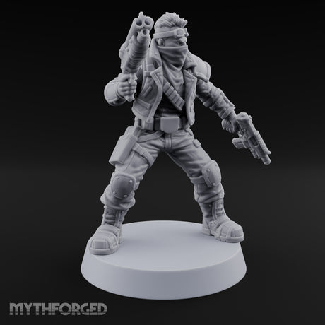 Rookies With Loaded Attitude Human Raider B — Sawn-off Shotgun & Auto Pistol