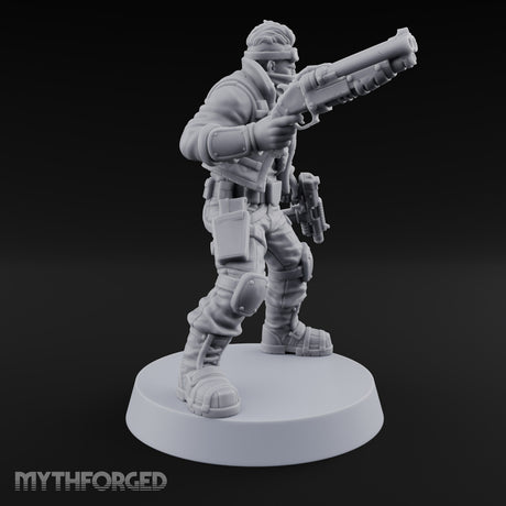 Rookies With Loaded Attitude Human Raider B — Sawn-off Shotgun & Auto Pistol