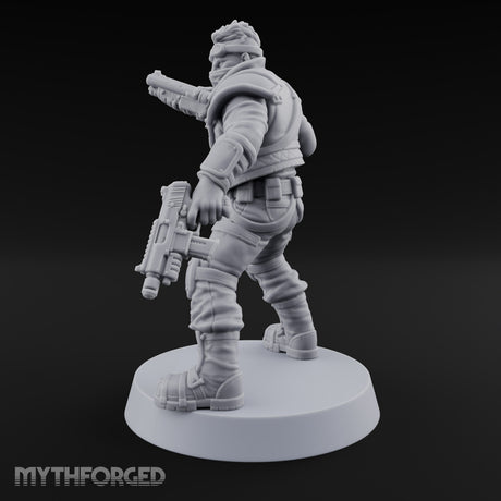 Rookies With Loaded Attitude Human Raider B — Sawn-off Shotgun & Auto Pistol