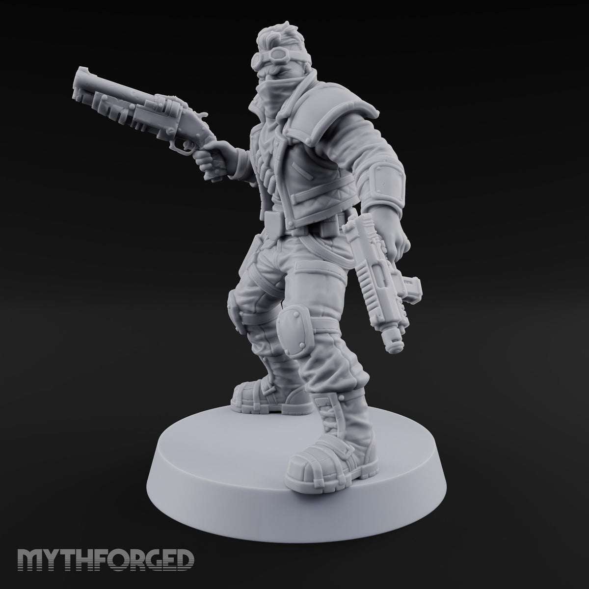 Rookies With Loaded Attitude Human Raider B — Sawn-off Shotgun & Auto Pistol