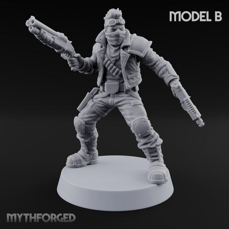 Rookies With Loaded Attitude Human Raiders — B · Shotgun & Stubber Pistol + Sawn-off Shotgun & Auto Pistol + Battle Shotgun & Rocket Pistol