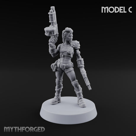 Rookies With Loaded Attitude Human Raider C — Battle Shotgun & Rocket Pistol