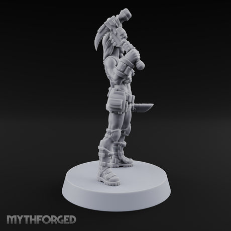 Rookies With Loaded Attitude Human Raider C — Hooked Pick & Cleaver