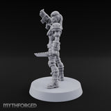 Rookies With Loaded Attitude Human Raider C — Stubber Pistol & Combat Knife