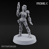 Rookies With Loaded Attitude Human Raiders — C · Auto Pistol & Combat Knife + Plasma Pistol & Combat Knife + Stubber Pistol & Combat Knife