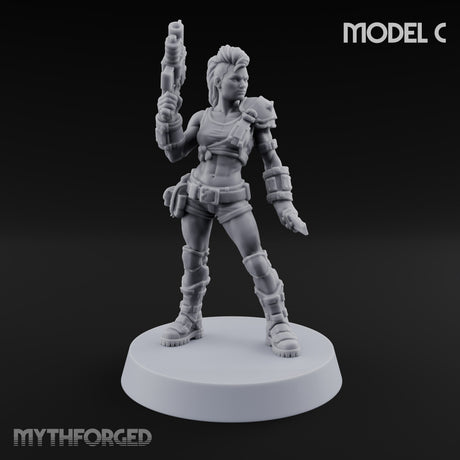 Rookies With Loaded Attitude Human Raiders — C · Auto Pistol & Combat Knife + Plasma Pistol & Combat Knife + Stubber Pistol & Combat Knife