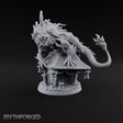 Shrine Roof Won't Hold Chimera Horned Lion-Dragon Beast