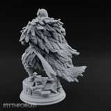 Night of the Owl Human Paladin Miniature for Dungeons and Dragons, Pathfinder or other TTRPGs