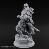 Night of the Owl Human Paladin Miniature for Dungeons and Dragons, Pathfinder or other TTRPGs
