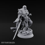 Night of the Owl Human Paladin Miniature for Dungeons and Dragons, Pathfinder or other TTRPGs
