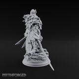 Night of the Owl Human Paladin Miniature for Dungeons and Dragons, Pathfinder or other TTRPGs