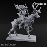 Antlered Tribe Forest Centaur A Miniature for Dungeons and Dragons, Pathfinder or other TTRPGs