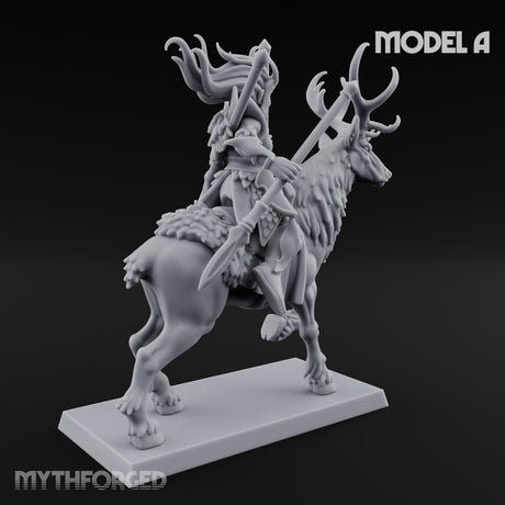 Antlered Tribe Forest Centaur A Miniature for Dungeons and Dragons, Pathfinder or other TTRPGs