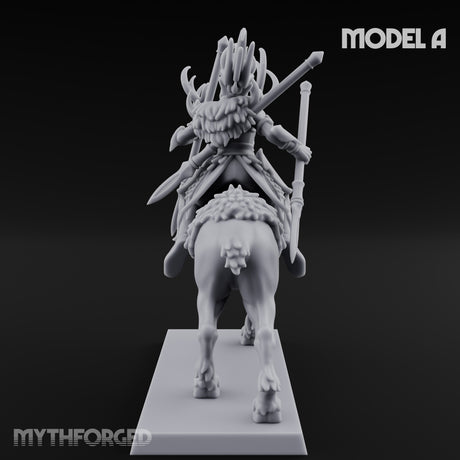 Antlered Tribe Forest Centaur A Miniature for Dungeons and Dragons, Pathfinder or other TTRPGs