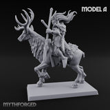 Antlered Tribe Forest Centaur A Miniature for Dungeons and Dragons, Pathfinder or other TTRPGs