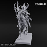Antlered Tribe Forest Centaur A Miniature for Dungeons and Dragons, Pathfinder or other TTRPGs