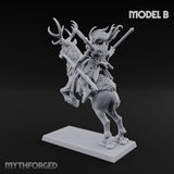 Antlered Tribe Forest Centaur B Miniature for Dungeons and Dragons, Pathfinder or other TTRPGs