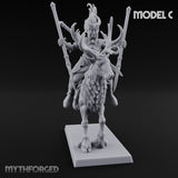 Antlered Tribe Forest Centaur C Miniature for Dungeons and Dragons, Pathfinder or other TTRPGs