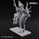 Antlered Tribe Forest Centaur C Miniature for Dungeons and Dragons, Pathfinder or other TTRPGs