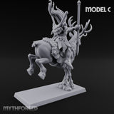 Antlered Tribe Forest Centaur C Miniature for Dungeons and Dragons, Pathfinder or other TTRPGs