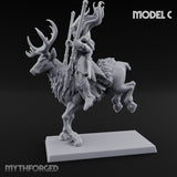 Antlered Tribe Forest Centaur C Miniature for Dungeons and Dragons, Pathfinder or other TTRPGs