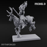 Antlered Tribe Forest Centaur D Miniature for Dungeons and Dragons, Pathfinder or other TTRPGs