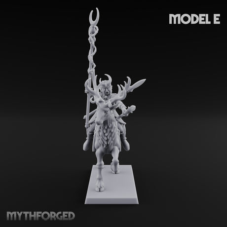 Antlered Tribe Forest Centaur E Miniature for Dungeons and Dragons, Pathfinder or other TTRPGs