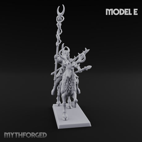 Antlered Tribe Forest Centaur E Miniature for Dungeons and Dragons, Pathfinder or other TTRPGs