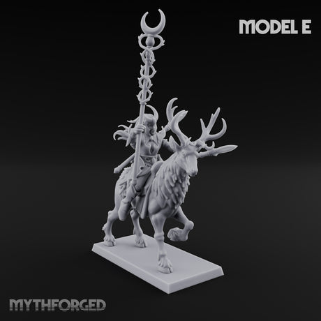 Antlered Tribe Forest Centaur E Miniature for Dungeons and Dragons, Pathfinder or other TTRPGs