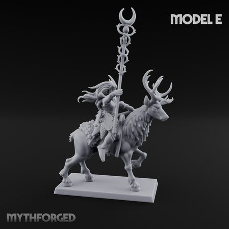 Antlered Tribe Forest Centaur E Miniature for Dungeons and Dragons, Pathfinder or other TTRPGs