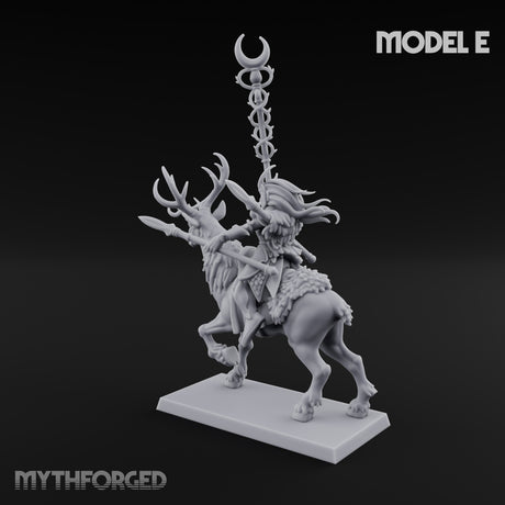 Antlered Tribe Forest Centaur E Miniature for Dungeons and Dragons, Pathfinder or other TTRPGs