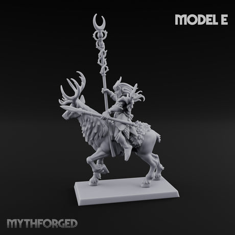 Antlered Tribe Forest Centaur E Miniature for Dungeons and Dragons, Pathfinder or other TTRPGs