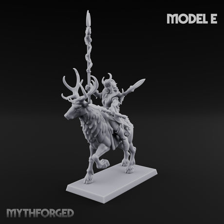 Antlered Tribe Forest Centaur E Miniature for Dungeons and Dragons, Pathfinder or other TTRPGs