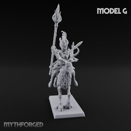 Antlered Tribe Forest Centaur G Miniature for Dungeons and Dragons, Pathfinder or other TTRPGs