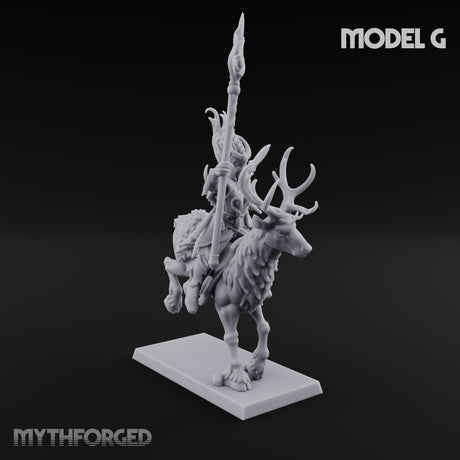 Antlered Tribe Forest Centaur G Miniature for Dungeons and Dragons, Pathfinder or other TTRPGs