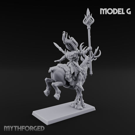 Antlered Tribe Forest Centaur G Miniature for Dungeons and Dragons, Pathfinder or other TTRPGs