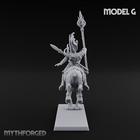 Antlered Tribe Forest Centaur G Miniature for Dungeons and Dragons, Pathfinder or other TTRPGs