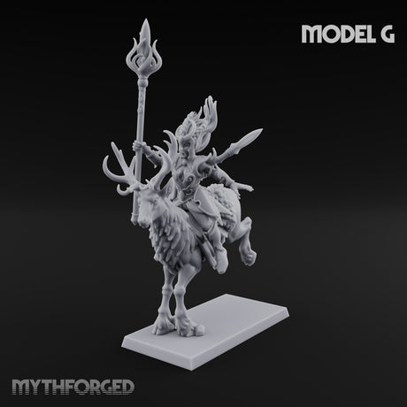 Antlered Tribe Forest Centaur G Miniature for Dungeons and Dragons, Pathfinder or other TTRPGs